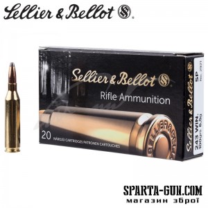 Патрон Sellier & Bellot кал.243 Win куля SP маса 6,5 г