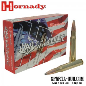 Патрон Hornady American Whitetail кал .30-06 куля Interlock Spire Point маса 9.72 г