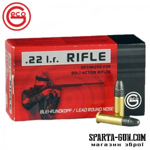 Патрон GECO Rifle кал.22 LR куля BR маса 2,6 г