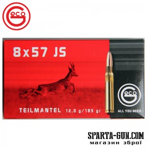 Патрон GECO кал.8x57 JS куля TM маса 12 г