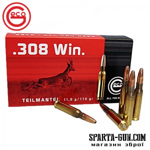 Патрон GECO кал.308 Win куля TM маса 11 г