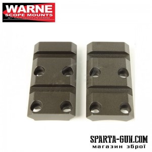 Планка роздільна Warne MAXIMA 2-Piece Steel Rail (Weaver/ Picatinny) для карабіна Browning X-Bolt. Сталь.