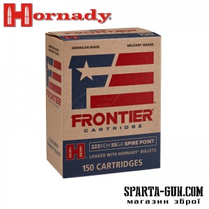 Патрон Hornady Frontier кал. 223 Rem пуля SP масса 3.56 г /55 гран