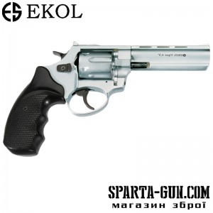 Револьвер Флобера Voltran Ekol Viper 4.5 "(хром / пластик)