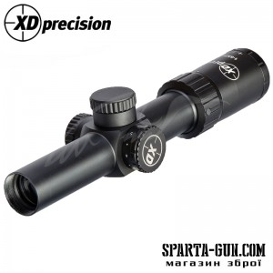 Приціл XD Precision 1-6x24 сітка N4 з підсвічуванням