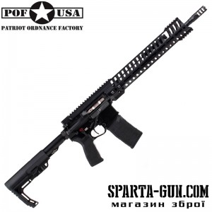 Карабін POF-USA P-415 Edge кал .223 Rem (5.56/45) ствол 42 см. колір: Чорний