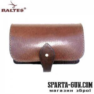 Підсумок 2-х рядний 10 шт. патронів 12 калібру (шкіра юхтова)