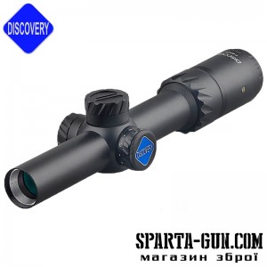 Приціл Discovery Optics HD 1-6x24 IR-MOA SFP (30 мм, підсвічування)