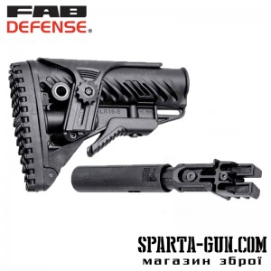 Приклад FAB Defense для AK 47/74 телескопічний з регульованою щокою