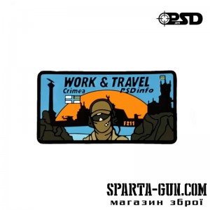 Патч «WORK&TRAVEL Crimea» в ПВХ
