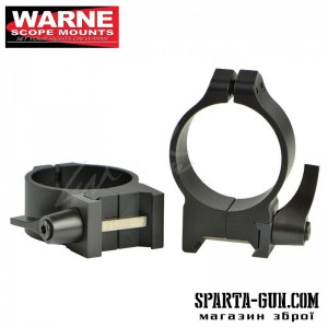 Кільця швидкознімні Warne Maxima Quick Detach Ring. d - 34 мм. Medium. Weaver/Picatinny