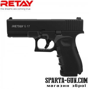 Пістолет стартовий Retay G17 кал. 9 мм. Колір - black.