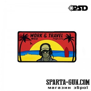 Патч «Work & Travel MSO» в ПВХ