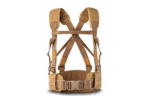Ремінно плечова система U-WIN PRO посилена з стандартними лямками / розвантажувальна система РПС під балістичний пакет розмір 2 Cordura® 500 Coyote
