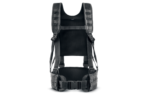 Ремінно плечова система U-WIN PRO посилена з багатофункційними лямками / розвантажувальна система РПС під балістичний пакет розмір 2 Cordura® 500 Black