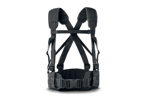 Ремінно плечова система U-WIN PRO посилена з стандартними лямками / розвантажувальна система РПС під балістичний пакет розмір 2 Cordura® 500 Black