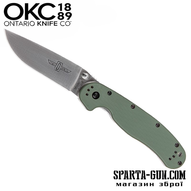 Нож Ontario RAT-1 Olive Drab