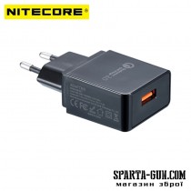 Адаптер 220V - USB с поддержкой Quick Charge 3.0 Nitecore (3A)