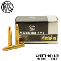 Патрон RWS Magnum FMJ кал.22 WMR пуля VM масса 2,6 г