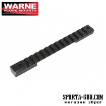 Планка Warne MAXIMA Tactical 1-Piece Steel Rail (Weaver/ Picatinny) для карабинов Marlin XL-7 и Winchester 70 Standard Action. Сталь.