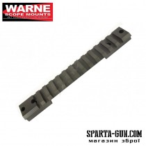 Планка Warne MAXIMA Tactical 1-Piece Steel Rail (Weaver/Picatinny) для карабина Remington 700 Long Action.