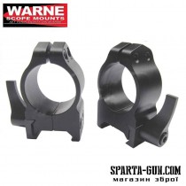 Кольца Warne быстросъемные 25,4мм
