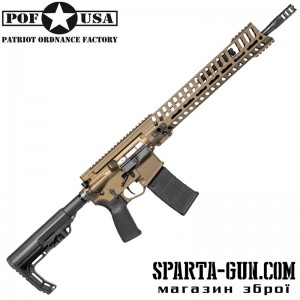 Карабин POF-USA P-415 Edge Gen 4 кал .223 Rem (5.56/45) ствол 42 см. цвет: Бронза