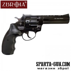 Револьвер флобера ZBROIA PROFI-4.5" (чёрный / пластик)